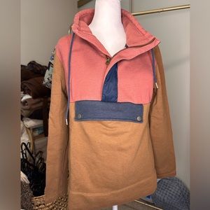 LL bean half zip pullover